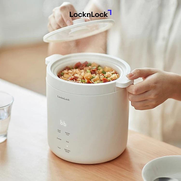 Nồi cơm điện mini LocknLock EJR314IVY (300W) - Hàng chính hãng