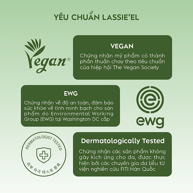 Bộ skincare 4 sản phẩm mini Lassie'el chiết xuất từ thiên nhiên ngăn ngừa lão hóa cấp ẩm trắng sáng toàn diện Hàn Quốc