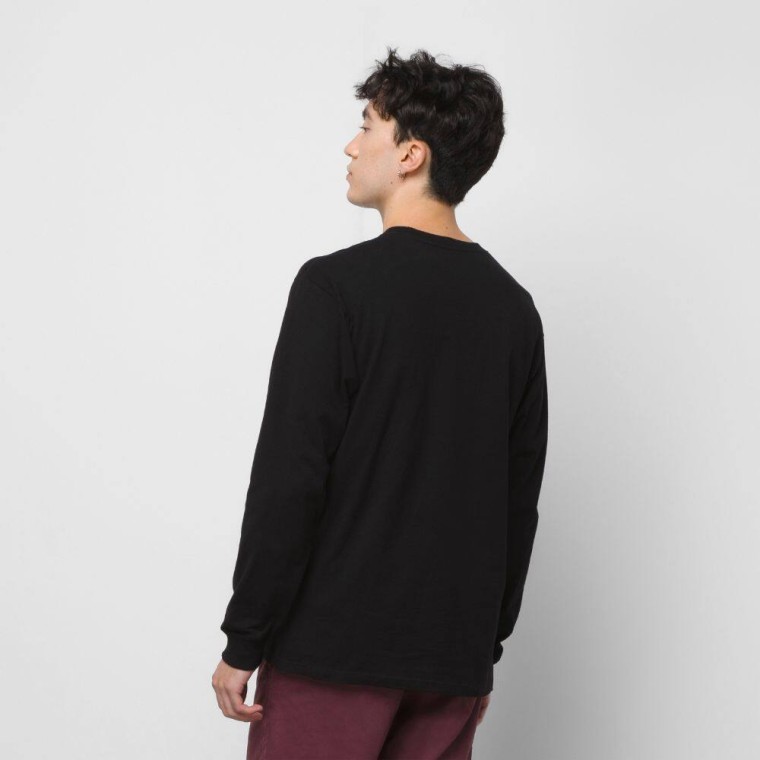 Vans x One Piece Long Sleeve T-shirt Men Black VN00005WBLK1