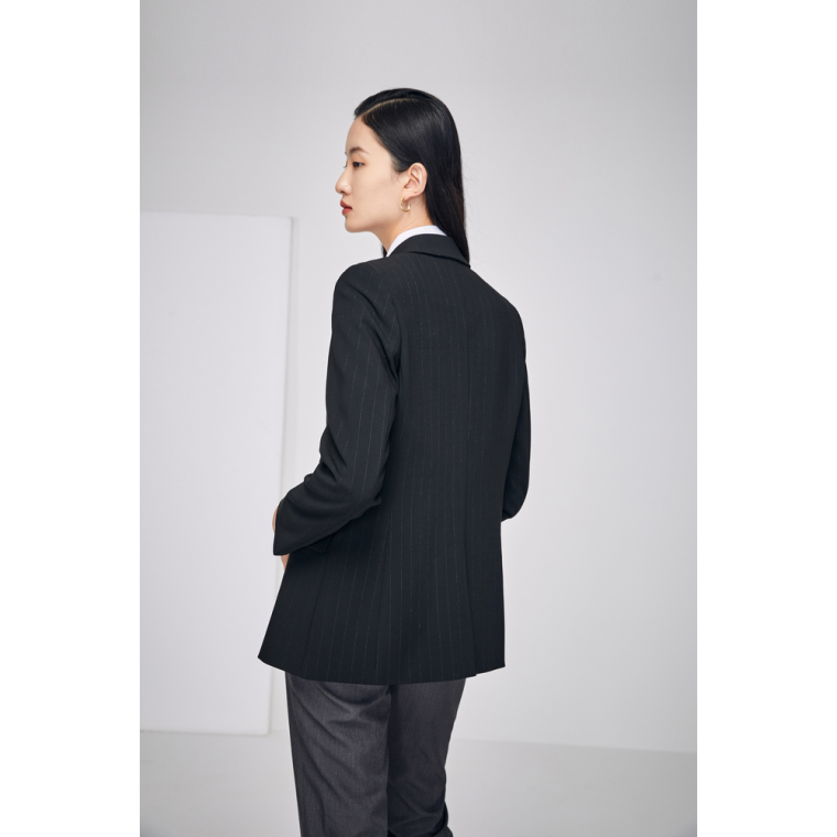 G2000 Women Glitter Striped Blazer