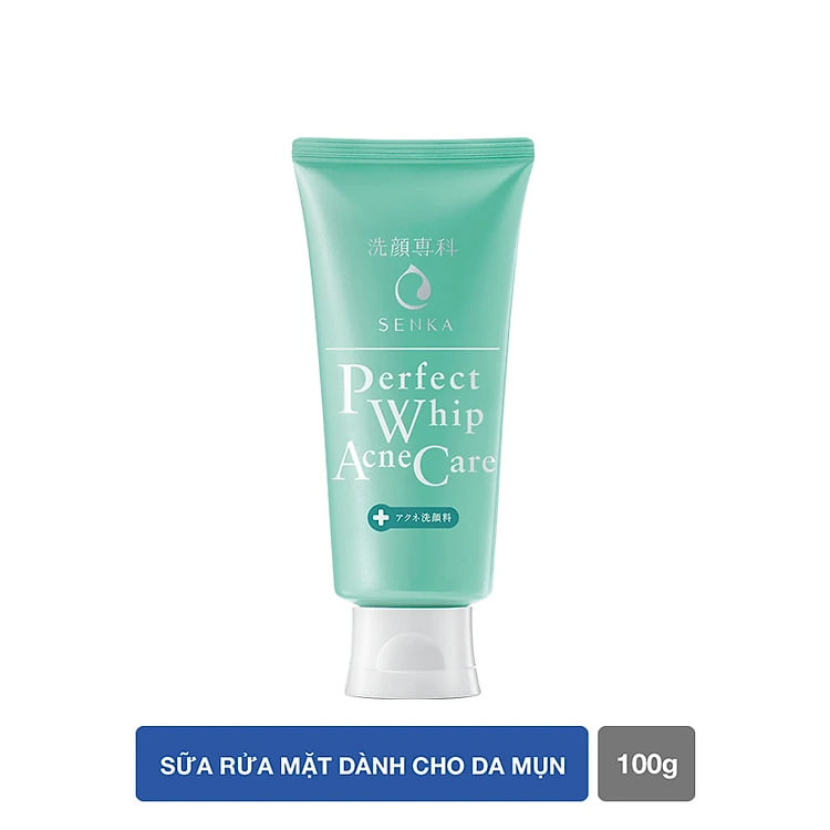 Bộ sản phẩm làm sạch dịu nhẹ dành cho da mụn Senka