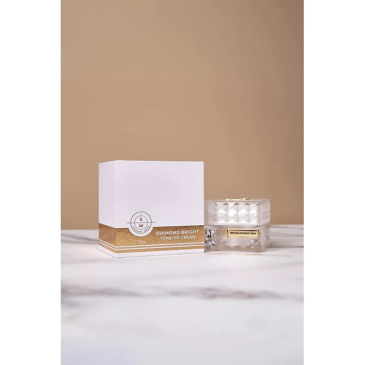 KEM DƯỠNG TRẮNG DA MẶT BAN ĐÊM DIAMOND BRIGHT TONE-UP CREAM THƯƠNG HIỆU SPOTLESS WHITE
