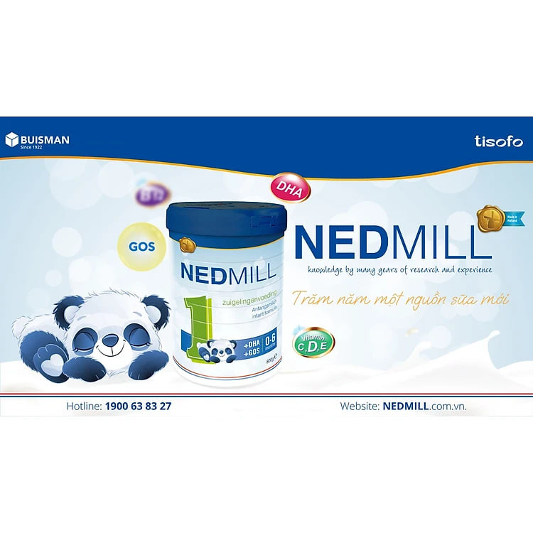 SẢN PHẨM DINH DƯỠNG NEDMILL STAGE 1 DÀNH CHO TRẺ TỪ 0-6 THÁNG TUỔI
