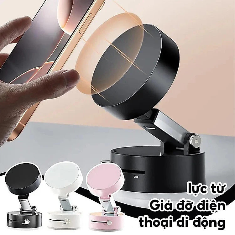 Giá Đỡ Điện Thoại Hút Từ Tính Chân Không Gấp Gọn 360, Mang Đi Tập GYM, Nấu Cơm, Dã Ngoại... Hàng Nhập Khẩu