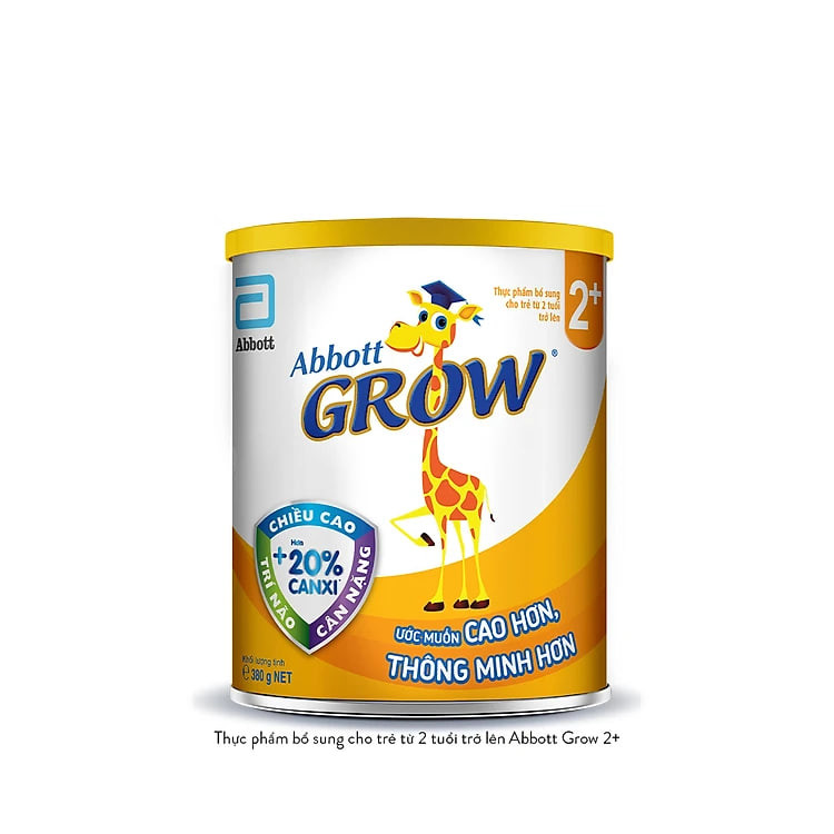 Sữa Abbott Grow 2+ 380g cho trẻ từ 2 tuổi trở lên