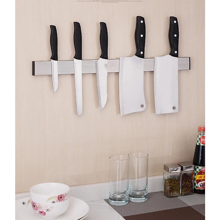 Thanh gác dao hít từ tính, giá để hít dao, kéo, dụng cụ bếp, sắp xếp gọn gàng nhà bếp, tiện dụng giữ đồ nhà bếp khô ráo_HK099