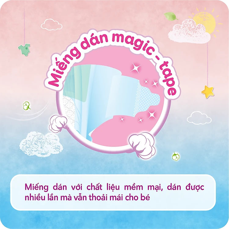 Tã Dán Bobby Siêu Mỏng Gói Cực Đại XXL56 (56 Miếng)