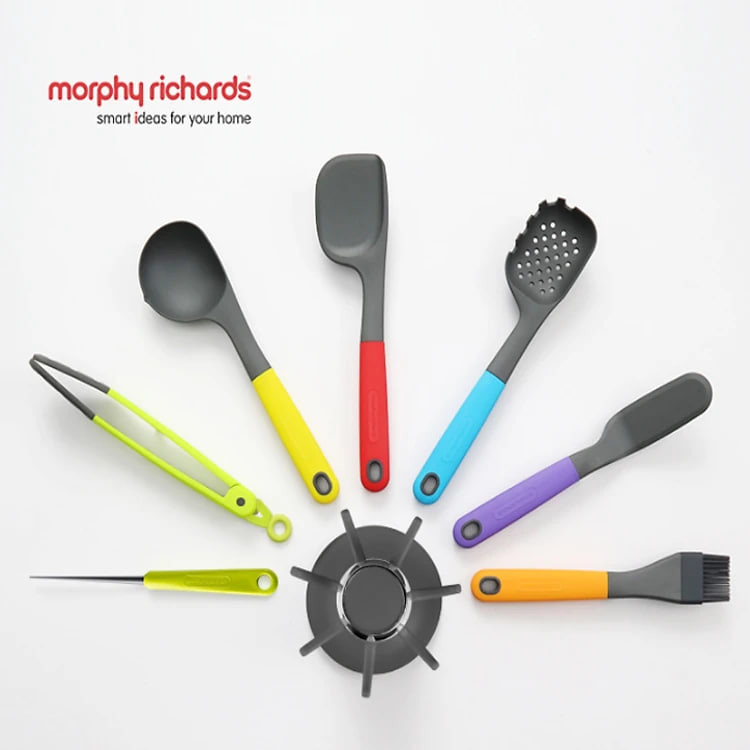 Bộ dụng cụ nhà bếp 7 món Morphy Richards RM1032 - Chất liệu cao cấp chịu nhiệt độ cao - Hàng Nhập Khẩu