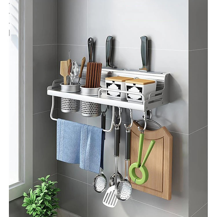 Kệ Đựng Gia Vị Nhà Bếp Tiện Lợi, Giá Treo Dụng Cụ Nhà Bếp Gắn Tường, Kệ Đựng Đồ Nhà Tắm Đa Năng, Tiện Dụng, Không Cần Khoan – MH3112