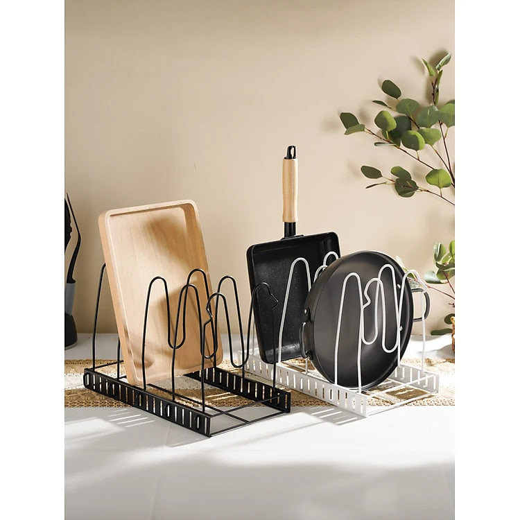 Kệ để nắp nồi, chảo,dụng cụ nhà bếp nhiều tầng. Phân phối bởi Cobi Home.