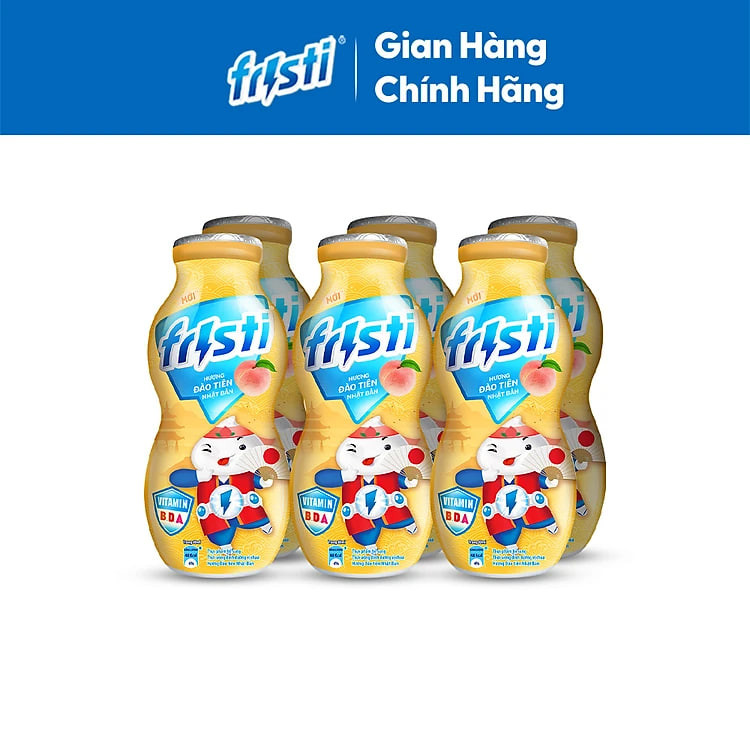 Thùng Fristi Hương Đào Tiên Nhật Bản 48x80ml