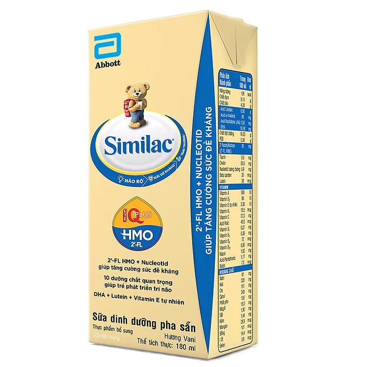 Thùng 48 Hộp Sữa Nước Abbott Similac 180ml cho trẻ từ 1 tuổi