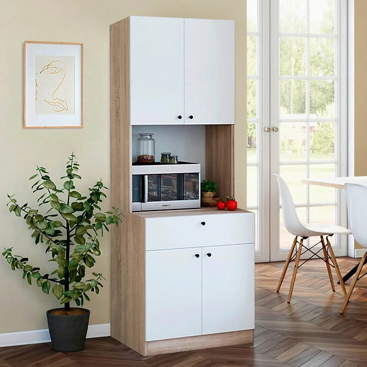 Tủ đựng đồ nhà bếp gia đình thiết kế đẹp SMLIFE Darch