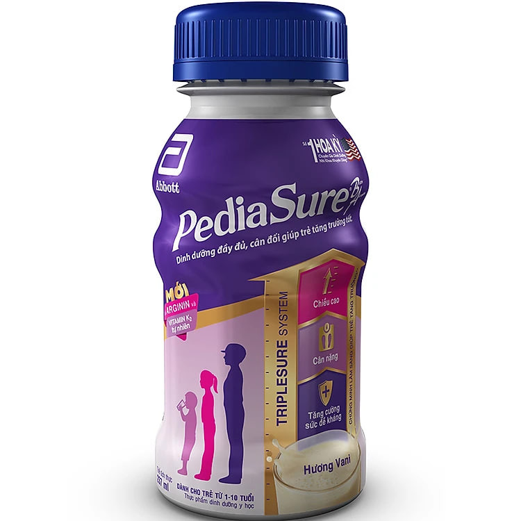 Thùng 24 Chai Sữa Nước Abbott Pediasure Vani 237ml cho trẻ từ 1-10 tuổi
