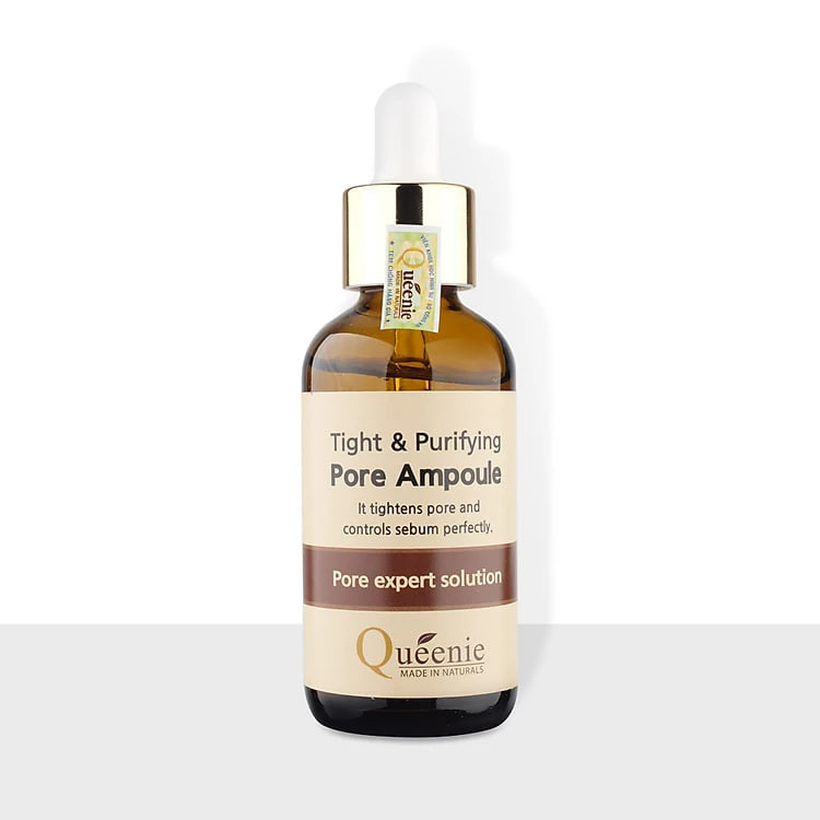 TINH CHẤT SE NHỎ LỖ CHÂN LÔNG AMPOULE QUEENIE 50ML - MỸ PHẨM HÀN QUỐC