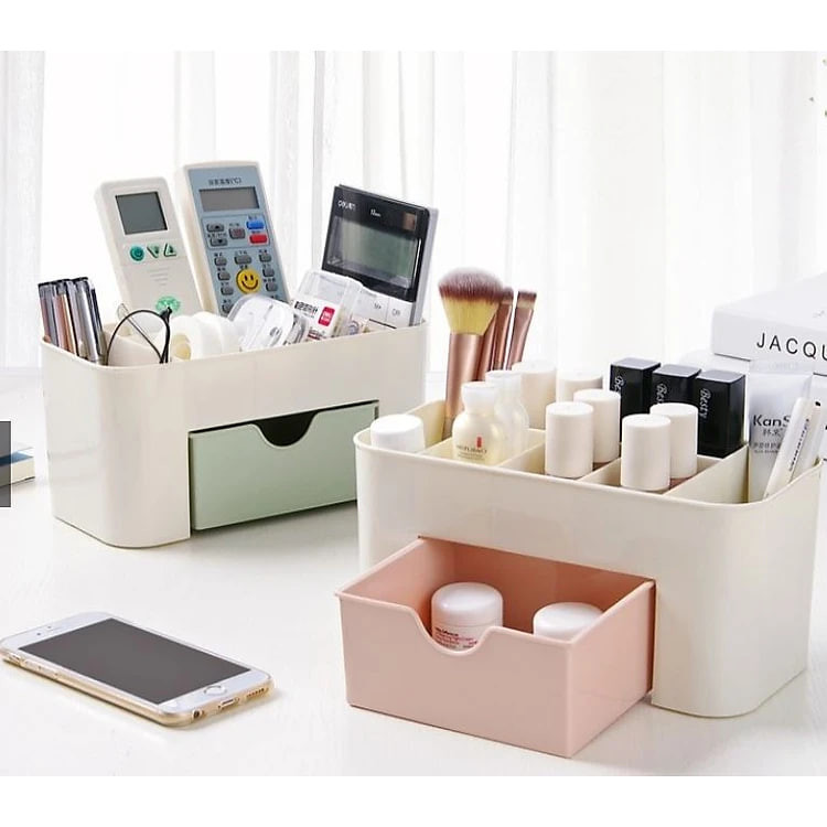 Hộp Đựng Mỹ Phẩm, Đồ Dùng Mini Tiện Dụng Bằng Nhựa