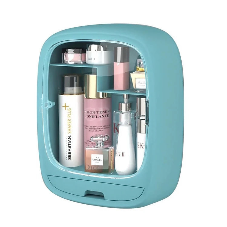 Kệ mỹ phẩm treo tường loại xịn Cicico365 chất nhựa ABS cao cấp 100% để đồ trang điểm trong nhà tắm không đục lỗ