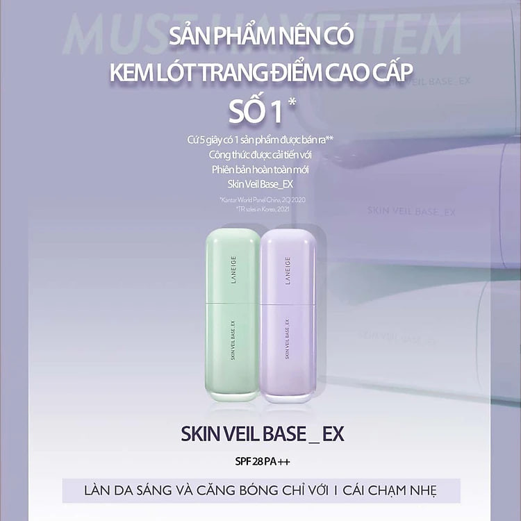 Kem Lót Nâng Tông Laneige Skin Veil Base
