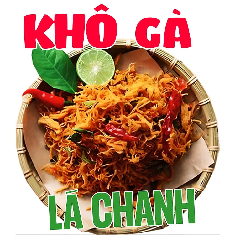 Khô gà lá chanh/Thượng hạng /Đồ ăn vặt VƯỜN XANH SẠCH /HỦ 200GRAM