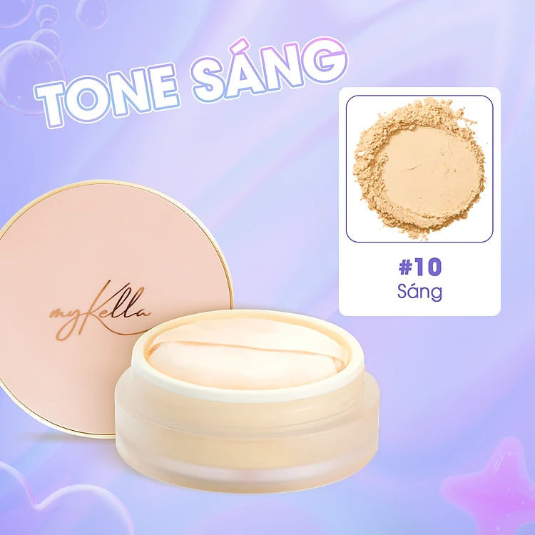 Phấn Phủ Bột Trang Điểm myKella Kiểm Soát Dầu Và Làm Mịn Da