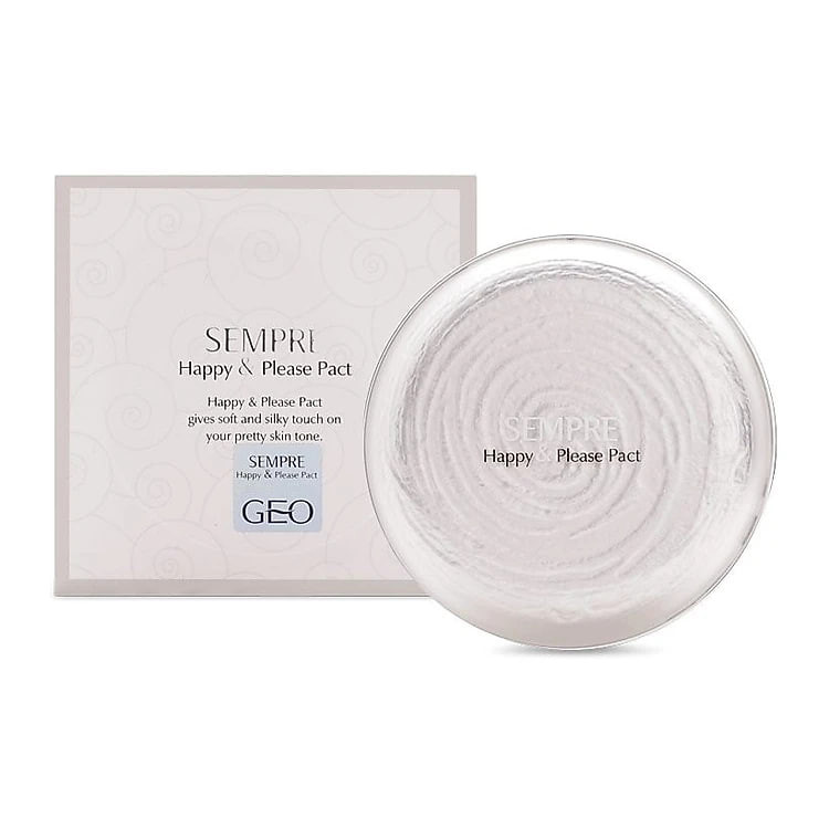 Phấn Phủ Siêu Mịn Sempre Happy & Please Pact #02 Geo