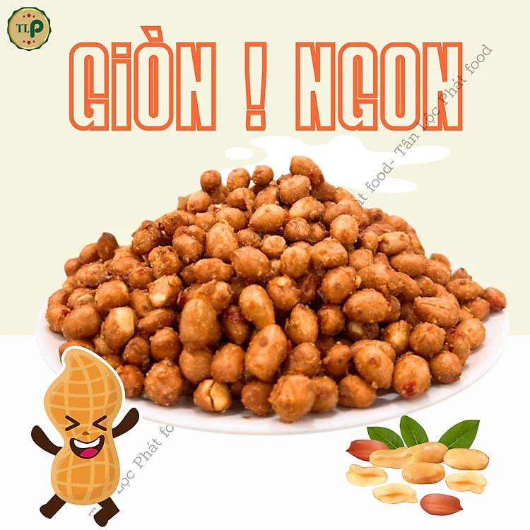 HŨ ĐẬU PHỘNG SẤY TỎI ỚT GIÒN NGON TÂN LỘC PHÁT