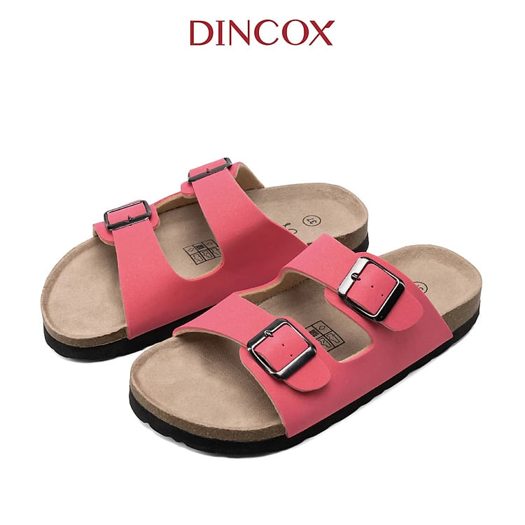 Dép Đế Trấu Nữ 2 Khóa Navy DC01 - EVA Dincox