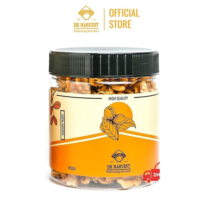 Nhân Hạt Óc Chó DK Harvest - Nhập khẩu USA/Chile - 100g, 200g, 400g