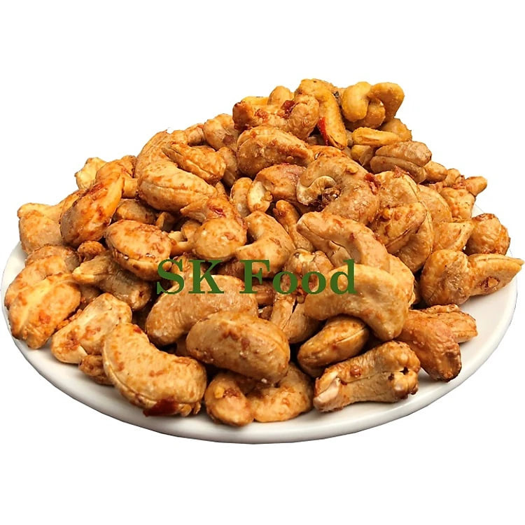 COMBO 4 HŨ HẠT ĐIỀU RANG TỎI ỚT HIỆU SKFOOD- MỖI HŨ 250G