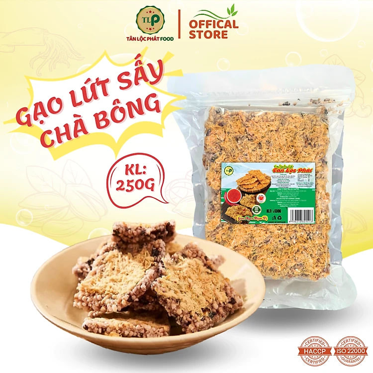 CƠM SẤY GẠO LỨT TÂN LỘC PHÁT BỊCH 250G