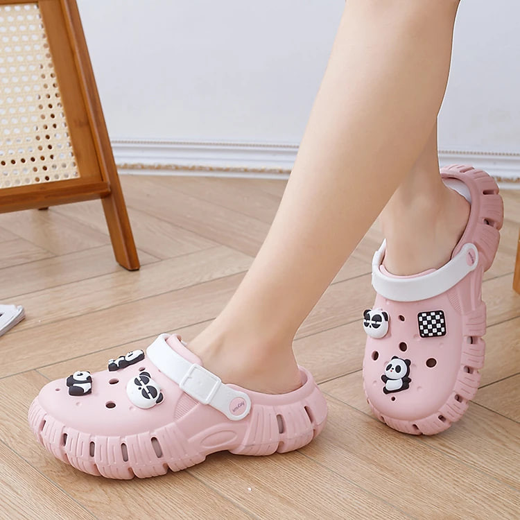 Dép bánh mì Cross nữ siêu nhẹ kèm Sticker dễ thương - dép nữ hot trend DNU9021