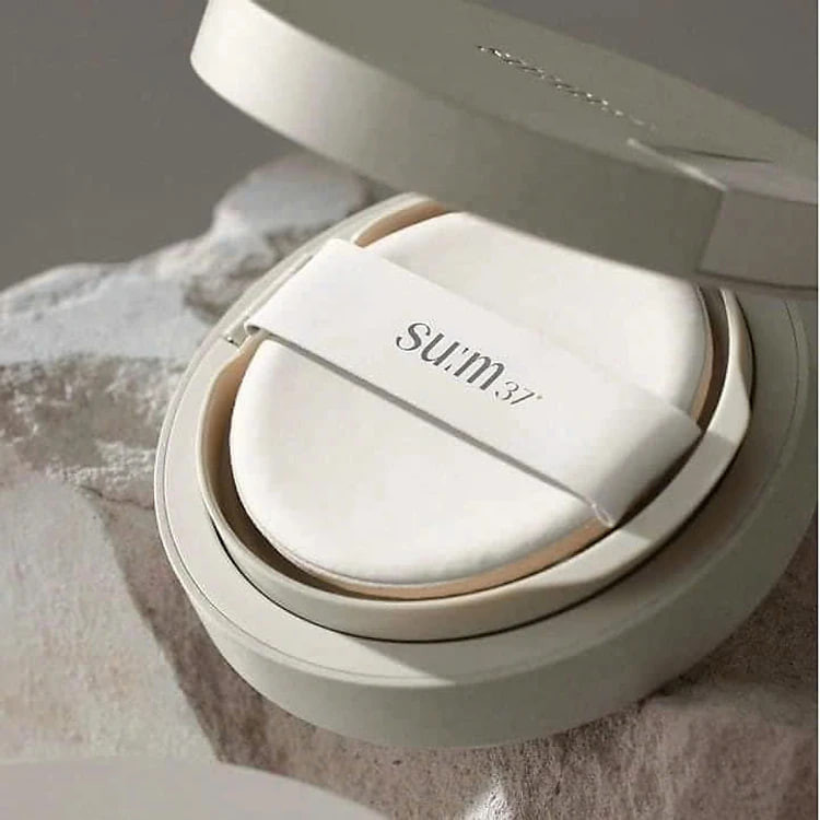 Phấn Nước Chống Nắng Thuần Chay Su:m37 Skin Stay Soft Glow Cushion Spf50+/Pa+++ 13g tone 1 da sáng