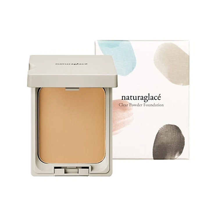 Phấn nền hữu cơ trang điểm chống nắng - naturaglacé CLEAR POWDER FOUNDATION