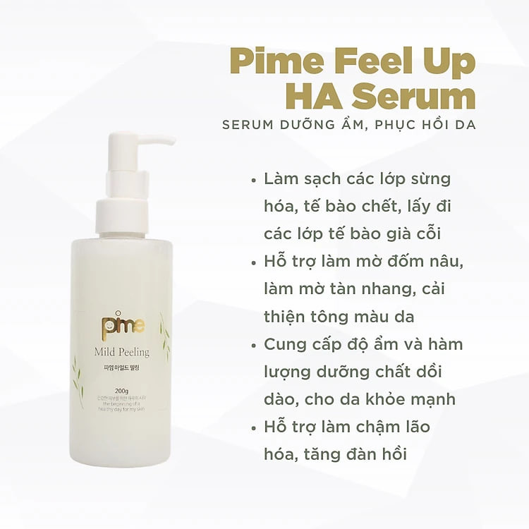 Gel Tẩy Da Chết Pime Mild Peeling 200g làm sáng da