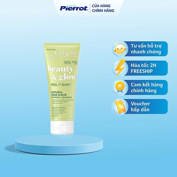 https://tiktokshop-seller-vn.com/Tẩy da chết Eveline Beauty & Glow làm sáng da với hạt massage và Enzyme tự nhiên 75ML