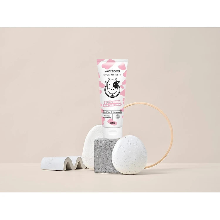 Tẩy Tế Bào Chết Watsons Love My Skin Mềm Mượt Da Softening Milk Salt Scrub 250g
