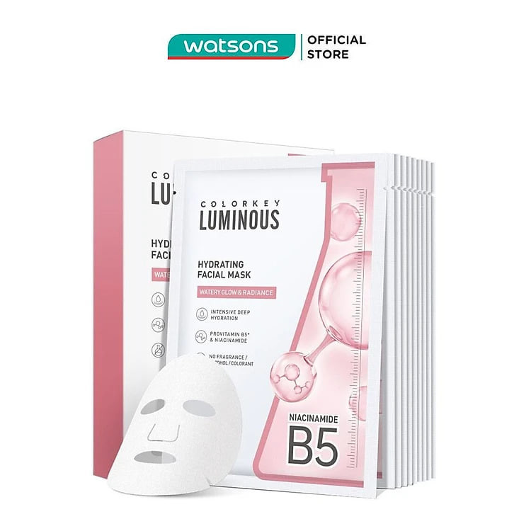 Mặt Nạ Dưỡng Ẩm Colorkey Hydrating Facial Mask 25ml x 10pcs