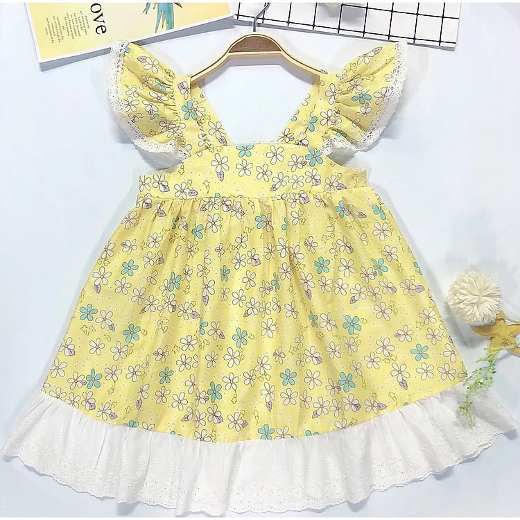 ĐẦM HOA ĐẸP CHO BÉ GÁI TỪ 12-22KG [SIÊU SALE] HÀNG THIẾT KẾ CAO CẤP