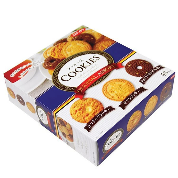 Hộp bánh Tết Cookies sang trọng nhiều hương vị nội địa Nhật Bản