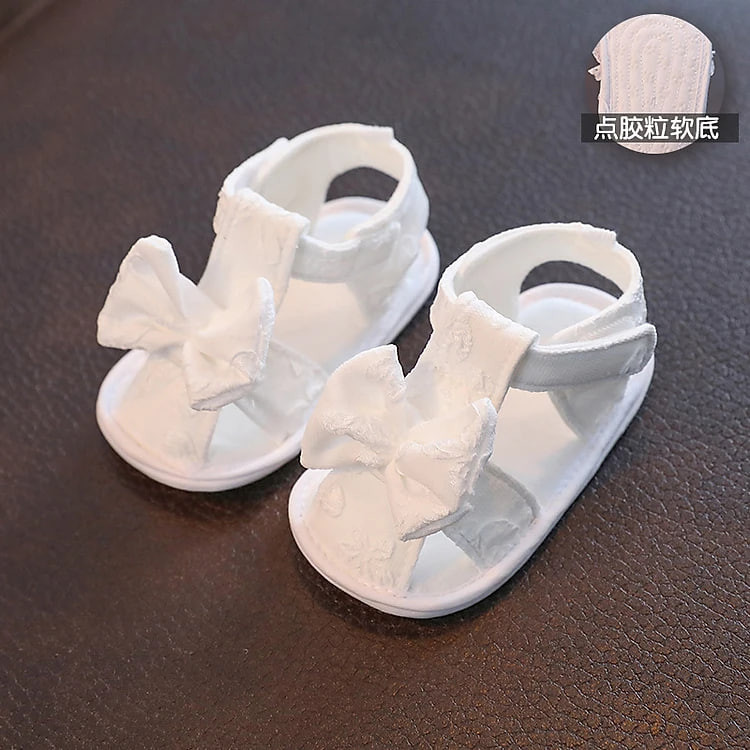 Giày tập đi cho bé có đế trống trượt, dép vải quai hậu nhẹ nhàng mềm mại cho trẻ sơ sinh đến 1 tuổi - GSS09