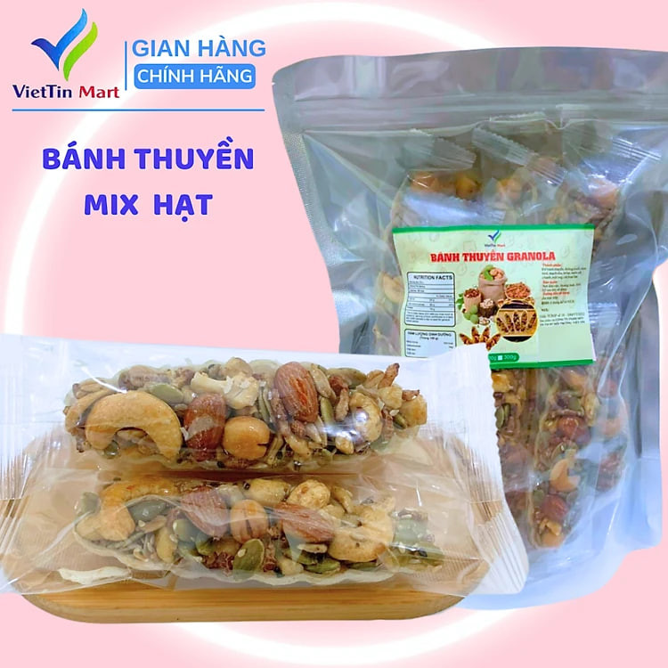 Bánh Thuyền Mix Hạt Dinh Dưỡng VIETTIN MART