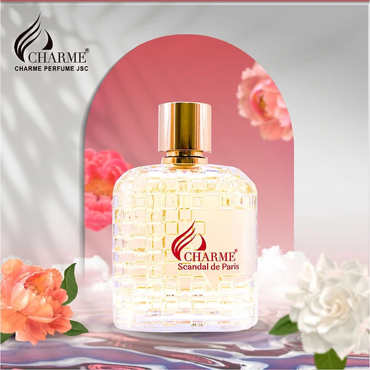 Nước hoa nữ sang trọng, Charme Scandal De Paris, quyến rũ, sang trọng, lưu hương nồng nàn, 100ml