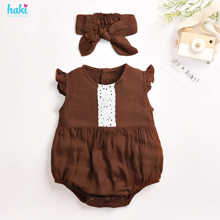 Bộ body cánh tiên cho bé Haki HK505