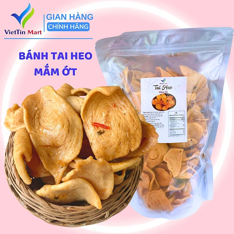 Bánh Lỗ Tai Heo Mắm Ớt Viettin Mart túi 5kg