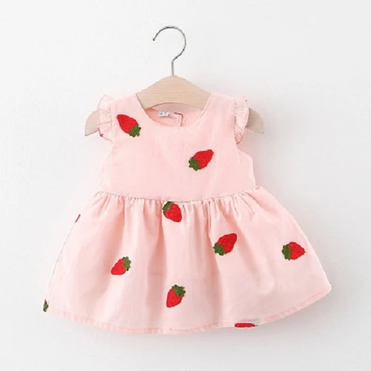 Đầm xòe bé gái xinh xắn, đầm cho bé mùa hè từ 9-18kg - váy xòe cho bé dễ thương mặc nhà, đi chơi, đi biển (SD-2775G)