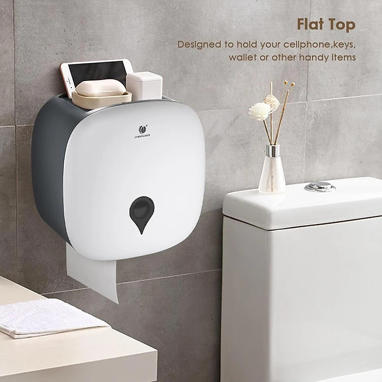 Hộp đựng khăn giấy cuộn cao cấp CHUANGDIAN bằng nhựa BBS,Tính năng treo tường không cần khoan
