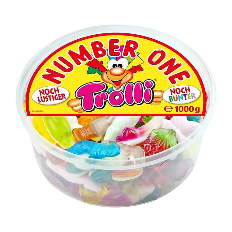 Kẹo dẻo Trolli Number One thập cẩm hộp 1kg