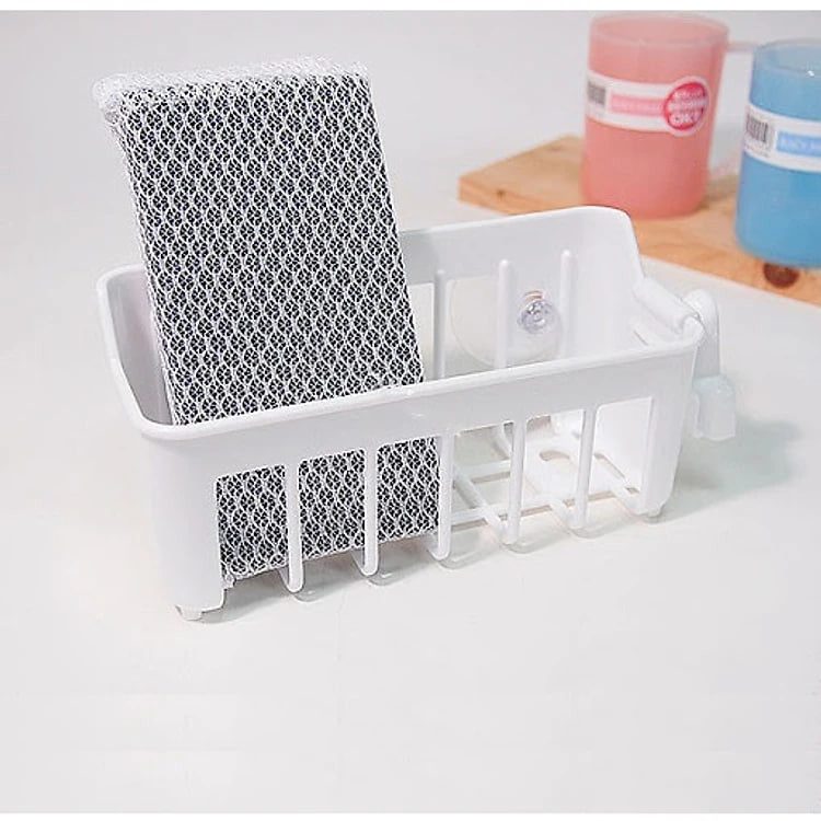 Giá treo vật dụng đa năng Yamada dạng lưới, có núm hít silicon - Màu trắng - Nội địa Nhật Bản