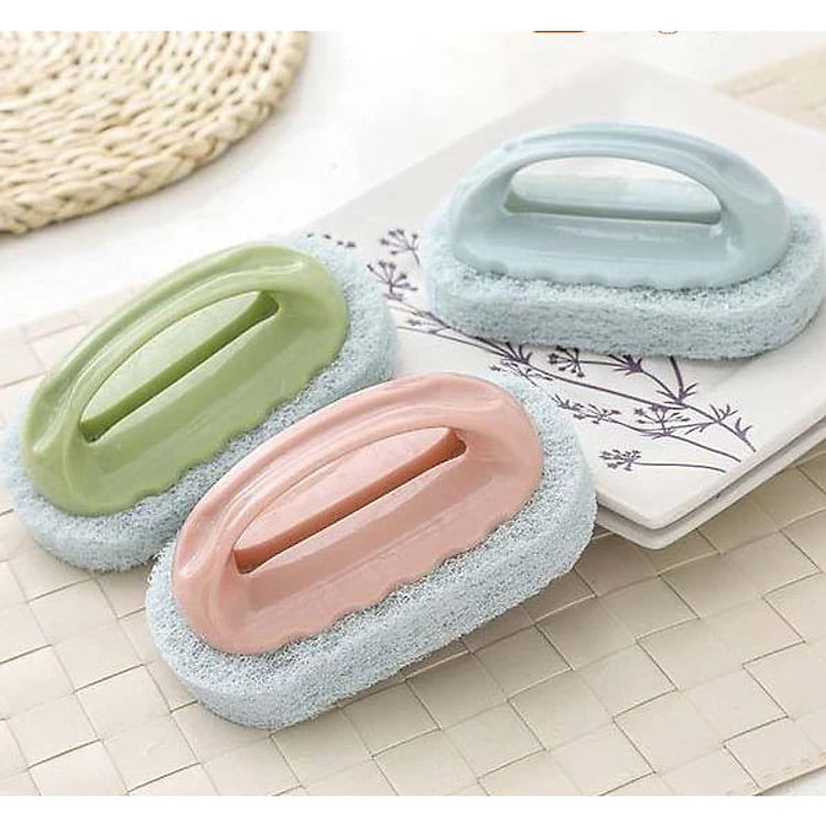 Set 3 Dụng cụ cọ rửa nhà bếp, nhà vệ sinh đa năng tiện lợi ( giao mầu ngẫu nhiên )
