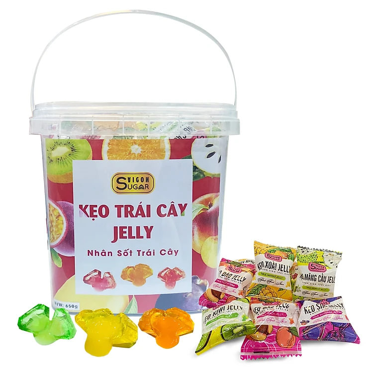 Kẹo Kim cương hộp xô 650g